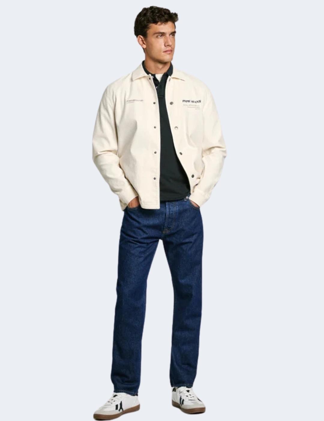 Camisa Pepe Jeans Hombre Blanca Sam