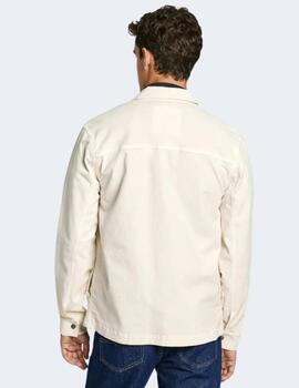 Camisa Pepe Jeans Hombre Blanca Sam