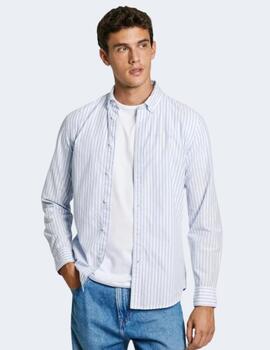 Camisa Pepe Jeans Hombre Azul Ander