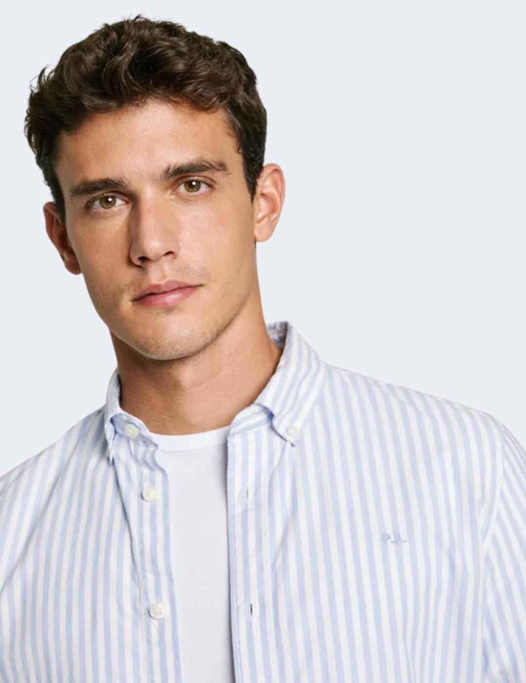 Camisa Pepe Jeans Hombre Azul Ander