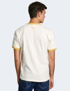 Camiseta Pepe Jeans Blanca Hombre Pacey