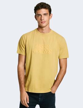 Camiseta Pepe Jeans Amarilla Hombre Darius Tee