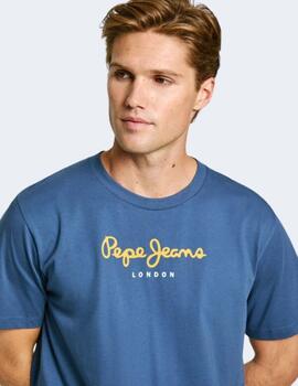 Camiseta Pepe Jeans Hombre Azul Eggo N