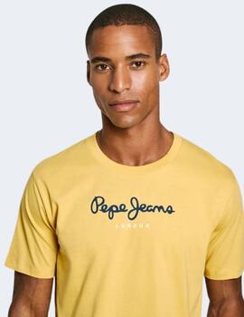 Camiseta Pepe Jeans Hombre Amarilla Eggo N