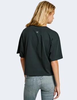 Camiseta Pepe Jeans Mujer Negra Louise