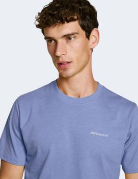 Camiseta Pepe Jeans Hombre Azul Damian Tee