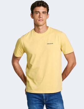 Camiseta Pepe Jeans Hombre Amarillo Damian Tee