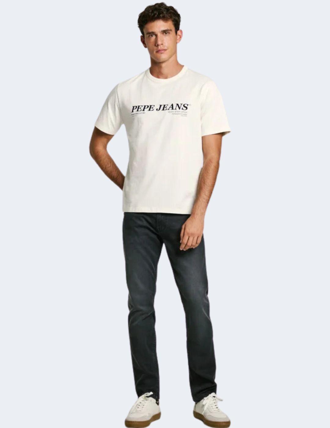 Camiseta Pepe Jeans Hombre Blanca Dylan Tee