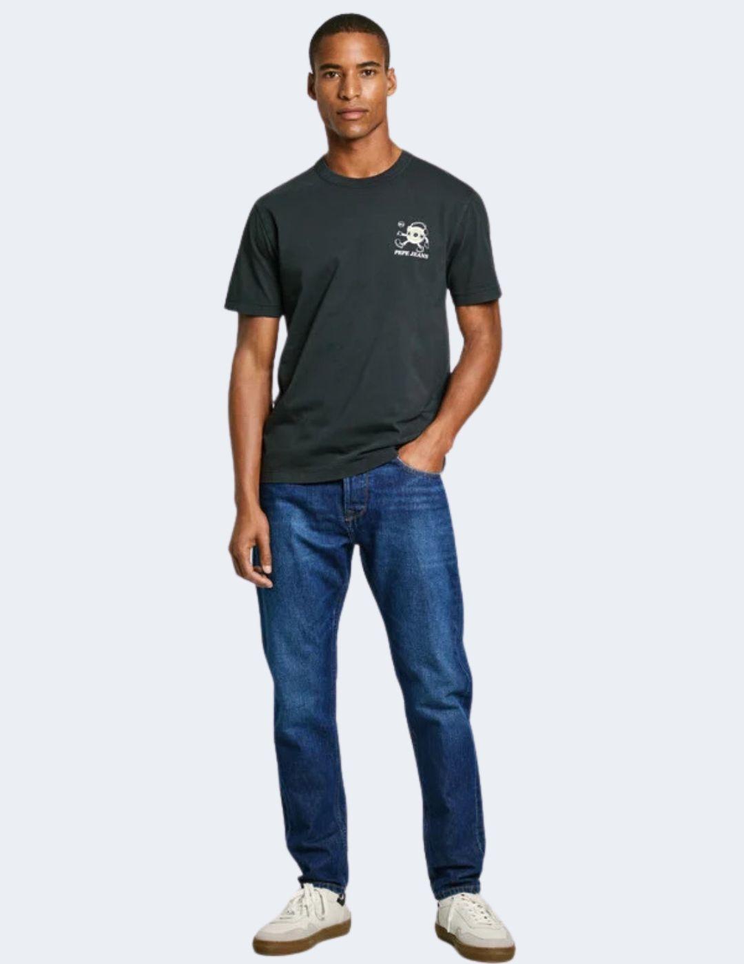 Camista Pepe Jeans Hombre Negra Dean Tee