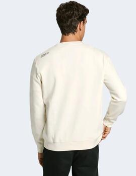 Sudadera Pepe Jeans Hombre Blanca Dylan Crew