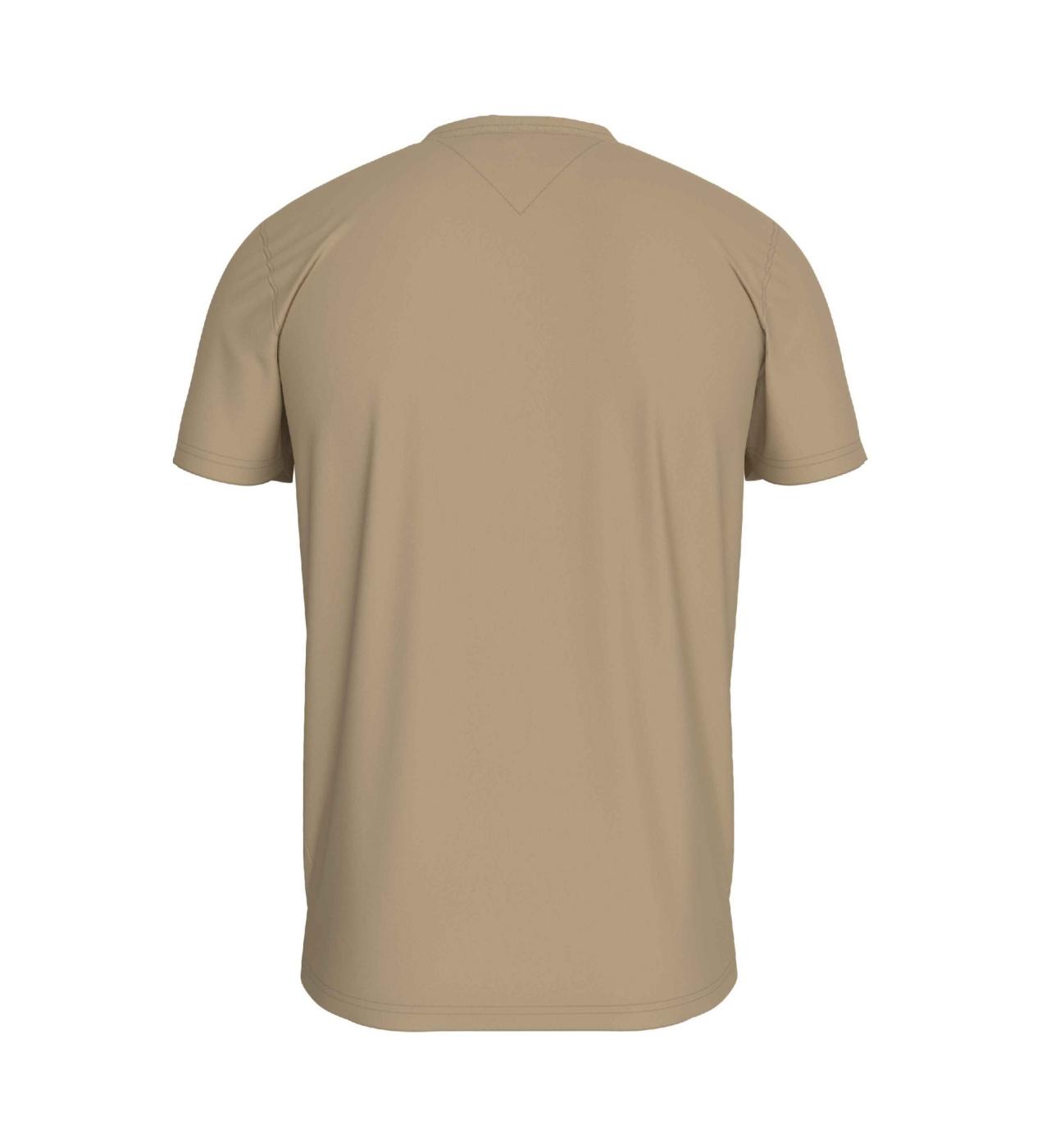 Camiseta Tommy Jeans Básica beige Hombre