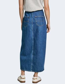 Falda Pepe Jeans Mujer Denim Midi HW