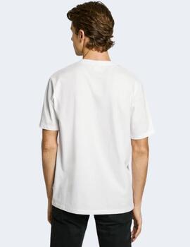 Camistea Pepe Jeans Hombre Blanca Contrast Connor