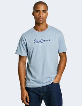 Camiseta Pepe Jeans Hombre Azul Cielo Eggo N