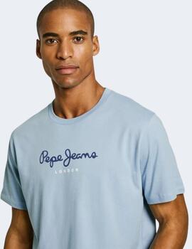 Camiseta Pepe Jeans Hombre Azul Cielo Eggo N