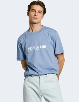 Camiseta Pepe Jeans Azul Hombre Pol