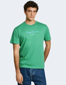 Camiseta Pepe Jeans Verde Hombre Eggo N