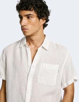 Camisa Pepe Jeans Blanca Hombre Amaro