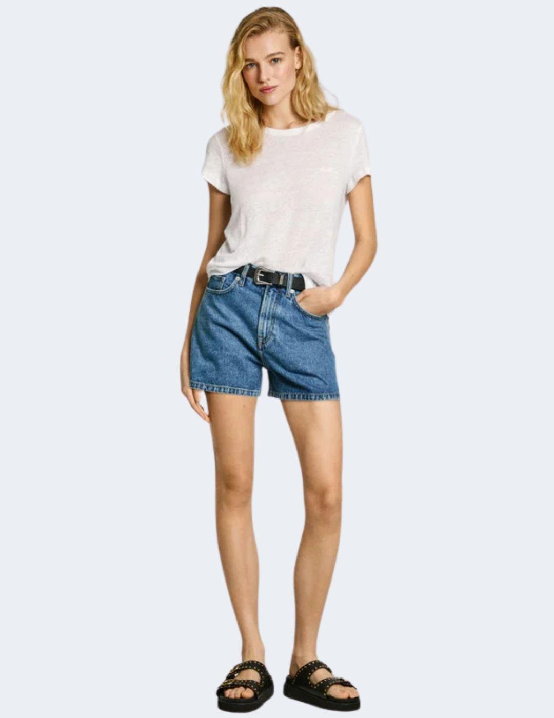 Camiseta Pepe Jeans Blanco Mujer Megan