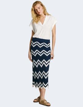 Falda Pepe Jeans Azul Mujer Ollie Skirt