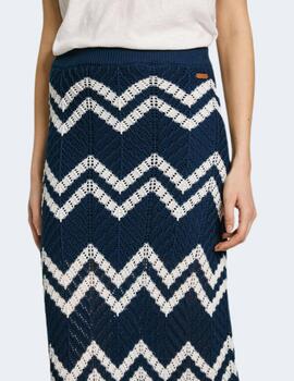 Falda Pepe Jeans Azul Mujer Ollie Skirt