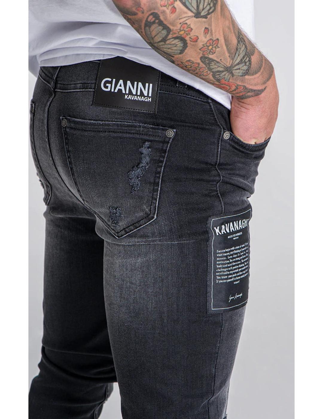 fácilmente métrico Puerto marítimo Jeans Gianni Kavanagh barcode negro para hombre