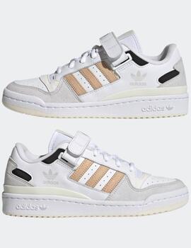 Zapatilla Adidas  Forum Low White/Beige